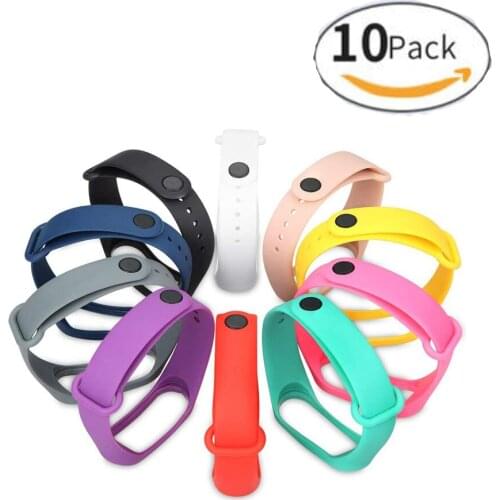 Replacement Strap for Xiaomi Mi Band 3 4 Silicone Bracelet for Biaomi Mi Band 3 Mi Band 4 Wrist Strap Watch Band For Mi Band 3 4