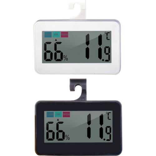 Super Thin LCD Digital Screen Kitchen Timer Square Cooking Count Up Countdown Alarm Magnet Clock
