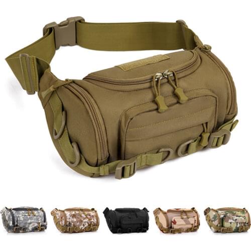 SUUTOOP Man Fashion Outdoor Waist Bag Fanny Pack Sports Running Cycling Pack Shoulder Belt Bag Travel Phone Pouch Bags For Male
