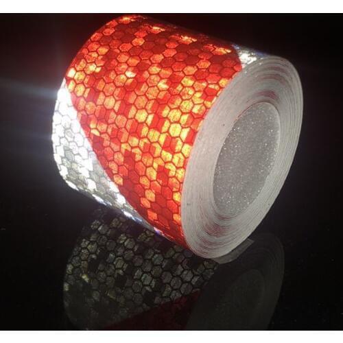 Safety Mark Reflective Tape Stickers Car-styling Self Adhesive Warning Tape Automobiles Film