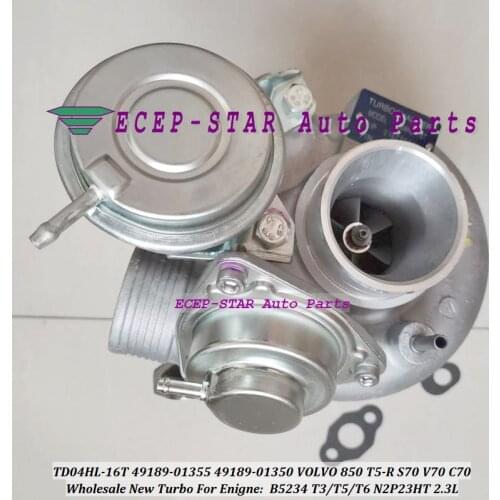 Turbo TD04HL-16T TD04HL-16T-7 49189-01355 49189-01350 8601238 For VOLVO 850 T5-R S70 V70 C70 240HP B5234 T3/T5/T6 N2P23HT 2.3L