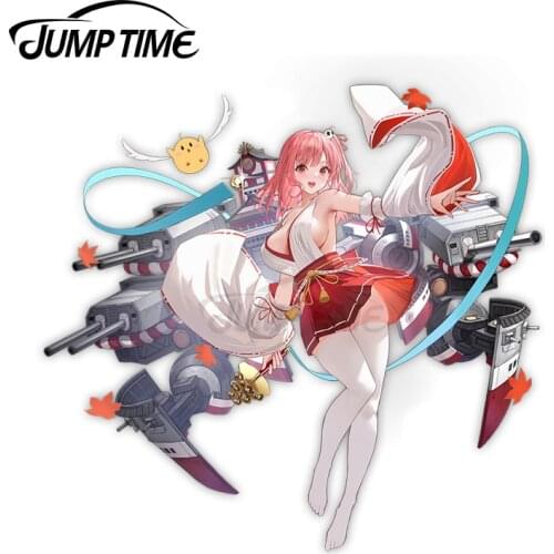 JumpTime 13 x11.2cm Azur Lane DoA Honoka Anime Waifu Weatherproof Decal Personality Cartoon Car Stickers Refrigerator Decoration