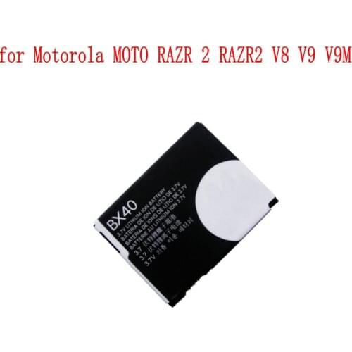 High Quality 740mAh BX40 battery for Motorola MOTO RAZR 2 RAZR2 V8 V9 V9M Mobile Phone