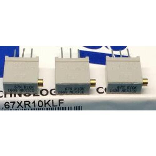100% Original 67XR 1K 2K 5K 10K 20K 50K 100K 200K 500K 1M 100R 200R Grey Trimming Potentiometer replace 3296X For BI x 100PCS