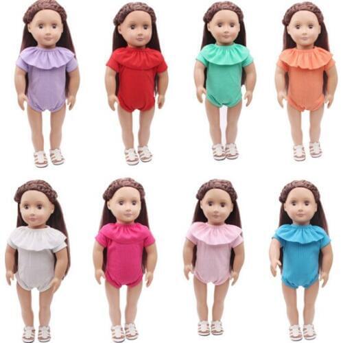 18-inch Doll basic clothes for 18 inch doll also fit for 43cm baby dolls