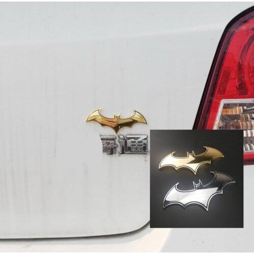 3D metal "bat" in the biker style logo sticker for Honda CRV Accord Odeysey Crosstour FIT Jazz City Civic JADE Crider Spirior