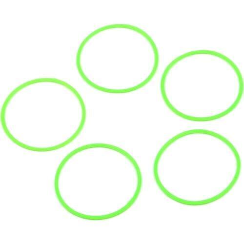 5PCS Green Fluorescent Black 42mm O-Ring Seals For C8 Flashlight torch Linterna lantern Lanterna flash light lamp