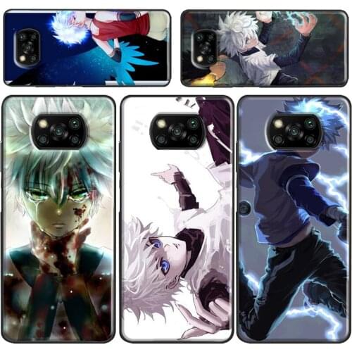 Hunter x Hunter Killua Zoldyck Case For POCO F3 F1 F2 M3 X3 Pro Cover For Xiaomi Mi 11 Lite Ultra Mi 10T Pro 9 10 Lite