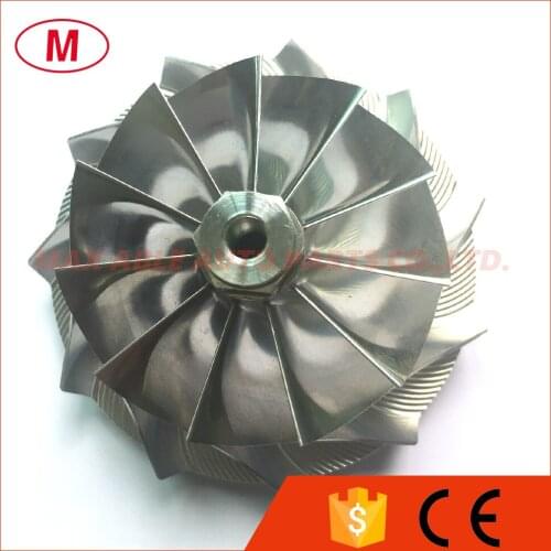GTX4202 6418-4 75.83/102.75mm 11+0 blades Forward Racing Turbo Billet Compressor wheel/Aluminum 2618/Milling compressor wheel