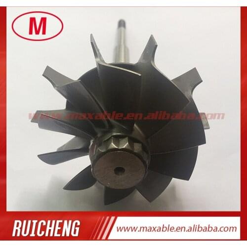 HX40 64.00/76.00mm 10 blades turbine wheel&shaft/turbo wheel for turbocharger journal bearing