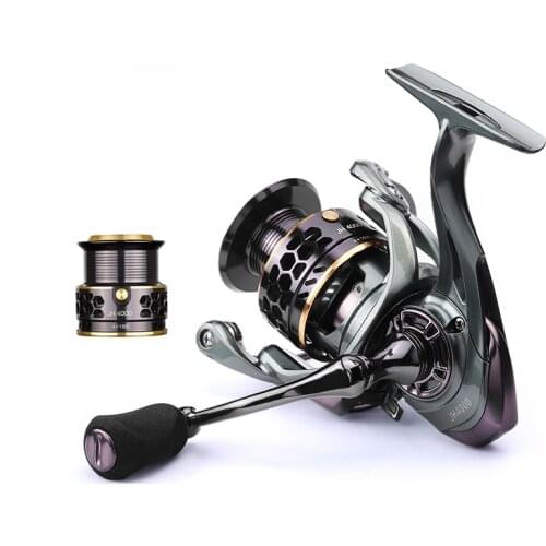 NO SHIMANO NO DAIWA Saltwater Fishing Reel Carp Fishing Free Metal Spare Spool Send Gift A Bag of Soft Insect Bait(30PCS)