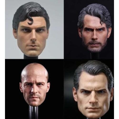 1/6 Scale Heros Clark Kent Head Sculpt For Hot Toys Body action figure toys collections