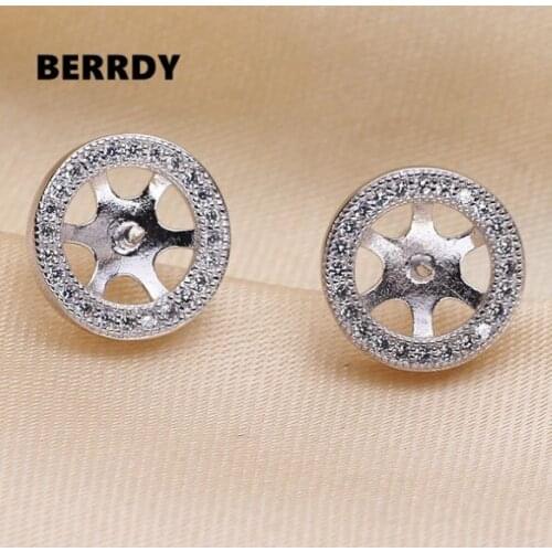 Fashion Pearl Earrings Mountings, Stud Earrings Findings, Earrings Settings Jewelry Parts Fittings Stud Earrings Accessories