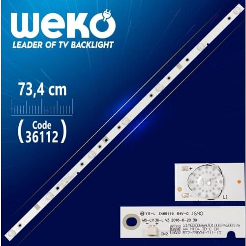 MS-L1136-L V3 MS-L0878-L V7 7 LED 73.4 CM JS-D-JP3910-061EC E39D1000 MCPC8