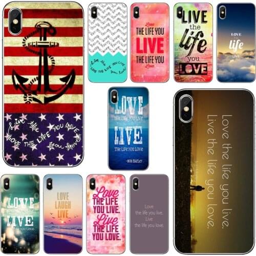 Soft Shell Cover Ocean-Live-Life-You-Love-Inspirational For Huawei Mate 20 30 40 7 8 9 10 Lite Pro P Smart 2018 2019 Plus G7 G8