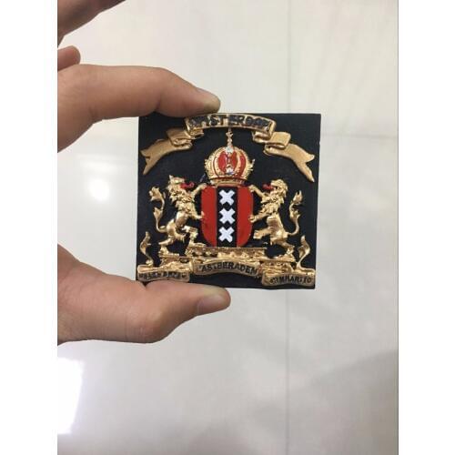 Netherlands National emblem characteristics travel fridge stickers