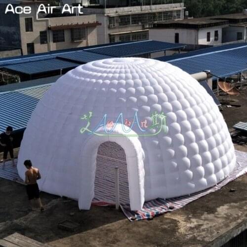 Newly Huge 8 m diameter inflatable dome tent,igloo marquee tent,trade show tent/building for great events