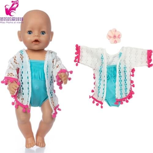 Baby dolls clothes summer shirt and jeans pants also fit for 18 inch doll outwear set