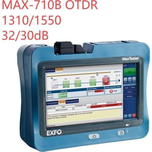 Handheld MAX-710B OTDR EXFO OTDR 1310/1550 32/30dB OTDR Time Domain fiber optic OTDR time domain reflectometer Free shipping