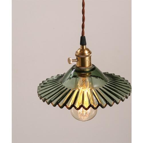 Restaurant Tea Room Shop Pendant Light Retro Glass Pendant Lighting