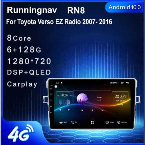 Runningnav For Toyota Verso EZ Radio 2007 - 2016 Android Car Radio Multimedia Video Player Navigation GPS