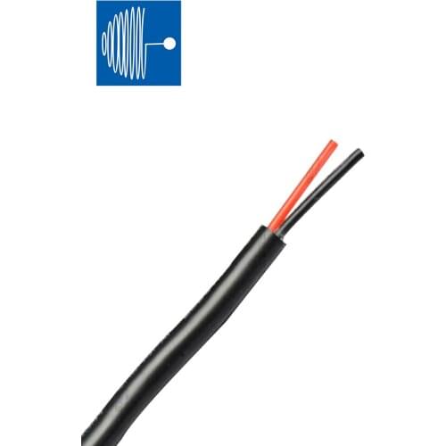 SHENGPAI VDE H03VVH2-F 70 degree 300V black 2*0.5mm sheath flexible PVC insulated power cord with Round Cords