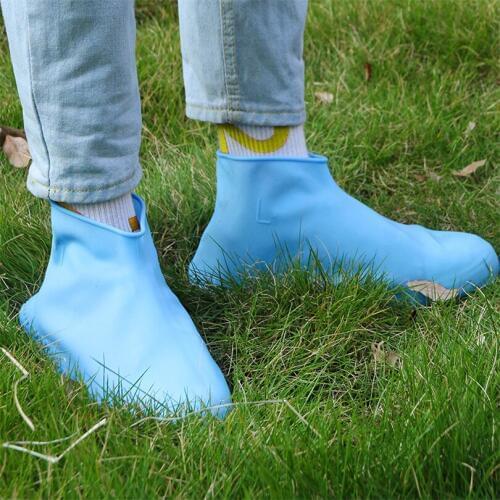 DICHSKI Shoes Covers Rain Boots Silicone Overshoes Reusable Waterproof Rainproof Men Shoes Covers Non-slip Washable Rain Boots
