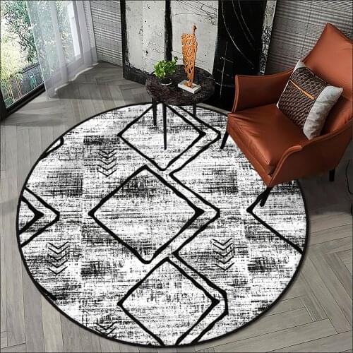 Modern white grey carpet Living Room Kitchen round carpet living room carpets black shapes high quality Free Shipping carpet