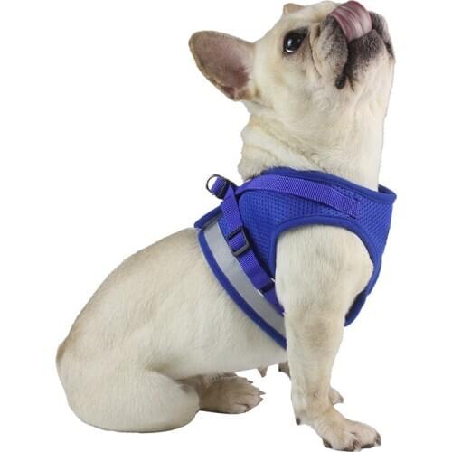 Reflective Safety Pet Dog Harness and Leash Set for Small Medium Dogs Cat Harnesses Vest Puppy Chest Strap Pug Chihuahua Bulldog