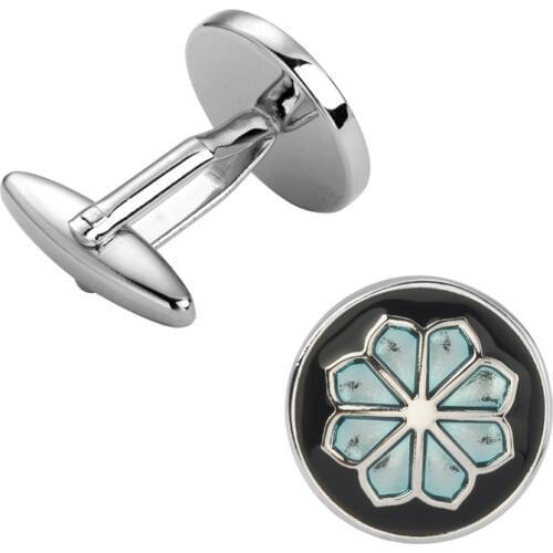 High quality fashion mens Flower Cufflinks French wedding Cufflinks 5 pair of wholesale and retail packaging