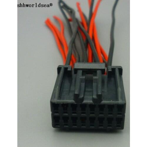 Worldgolden 16 Hole 1.2mm 917981-2 917981-6 30050-16Y Automotive Wiring Harness Socket For Auto Parts