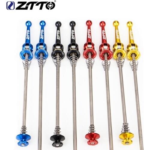 ZTTO 1 Pair MTB Road Bike Quick Release Alloy Cycling Wheel Hub Skewers Set Hub Quick-release Lever MTB Bicycle Parts