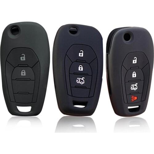Modified 2/3/4 Buttons Remote Flip Key Fob Shell Key Cover Case For Chevrolet Cruze Aveo Malibu Onyx LTZ 2014-2018 Key Holder