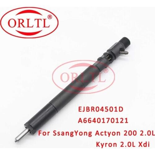 New Nozzle A6640170121 Diesel Injector EJBR04501D Common Rail Sprayer EJR 04501DFor Ssangyong Actyon 200 Kyron 2.0L Xdi SUV