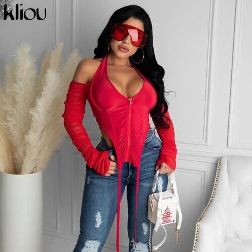 Kliou Women's Long Sleeve T-shirts