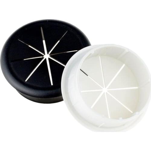1Pcs office furniture accessories 50MM/60MM computer desk line hole cover ABS plastic eight petal threading box cover