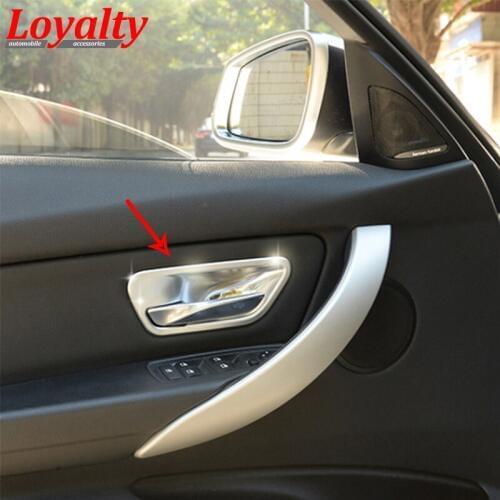Loyalty for BMW 3 Series F30 F32 2013 2014 2015 2016 ABS Chrome Interior Door Handle Bowl Cover Trim Car Styling Accessories