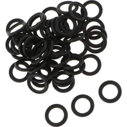 M14 Rubber Oil Pan Drain Plug Gasket for Ford F75Z-6734-AA, Pack of 50