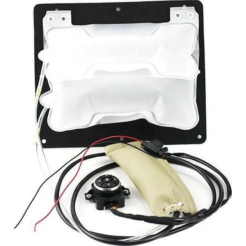 Electric seat air bladder pillow lumbar support Car auto four way seat back headrest waist pillow back support cover universal