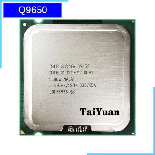 Intel Core 2 Quad Q9650 3.0 GHz Quad-Core CPU Processor 12M 95W 1333 LGA 775