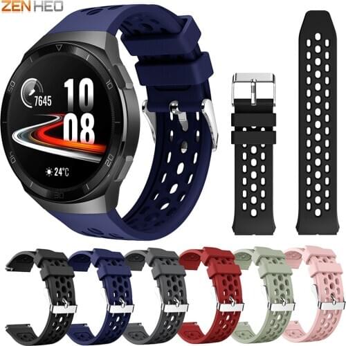 22mm Silicone Watchband For Huawei Watch GT2e Wristband Strap For Huawei Watch GT 2e GT2e Smart Watch Band