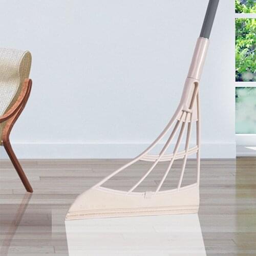 Foldable Silicone Rubber Magic Stick Dust Broom Floor Cleaning Wiper Sweeper Cleaner Extended Hand Home Cleaning Tool Applicance
