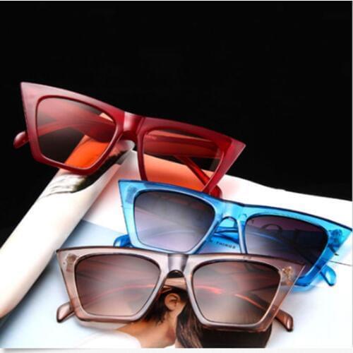Fashion Cat Eye Sunglasses Women Brand Designer Vintage Retro Sun Glasses Female Fashion Cateyes Sunglass Uv400 Shades