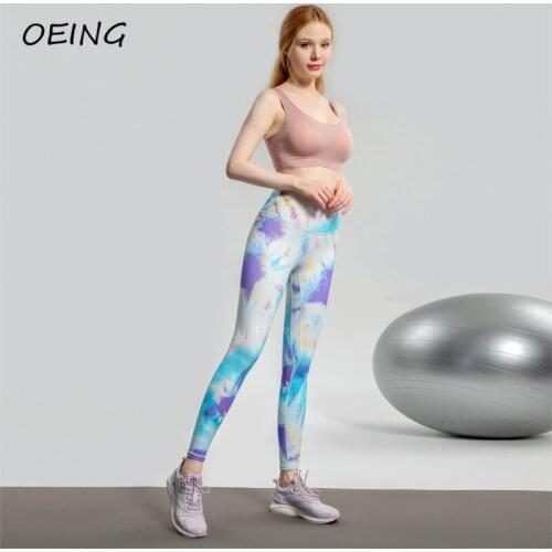 Fitness Gym Stretchy Seamless Leggings Yoga Pants Colouful Spandex Workout Womens Trousers