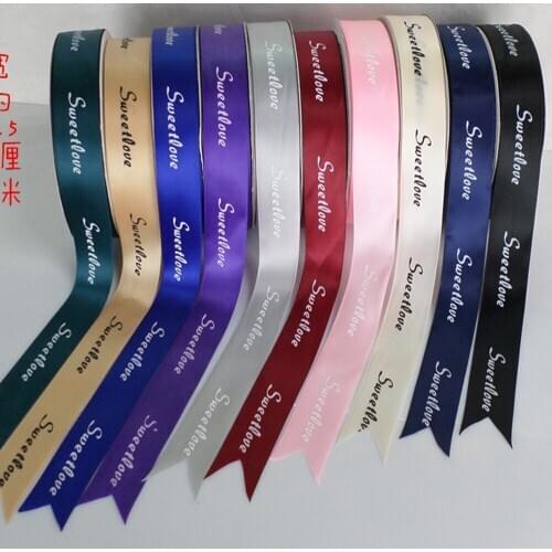 1000pcs/roll CUSTOMIZED design POLYESTER silk print labels tapes width -2.5cm satin ribbon clothing tapes for gifts LBR-001