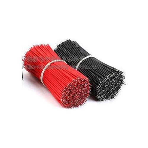 500pcs/lot 22AWG 6CM Wire E-Wire Cable Double Tin Plated Jumper