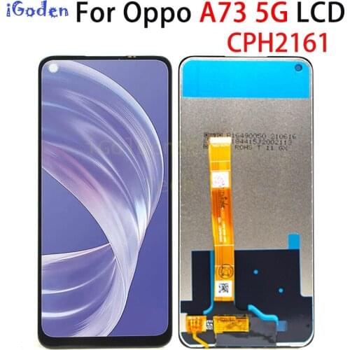 6.5'' For Oppo A73 5G LCD Display Touch Panel Glass Screen Digitizer Assembly Replacement Pantalla For OPPO A73 CPH2161 LCD