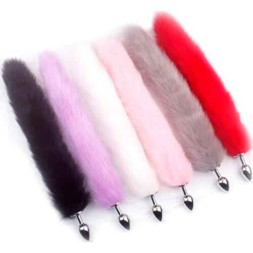 Metal Feather Anal Toys Fox Tail Anal Plug Erotic Anus Toy Butt Plug Sex Toys For Woman And Men Sexy Butt Plug Adult Accessories