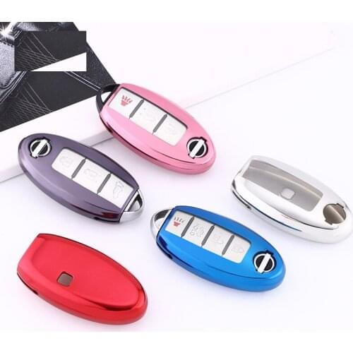 TPU Key Case Key Cover For Nissan Qashqai J10 J11 X-Trail kicks Tiida Pathfinder Murano Note Juke