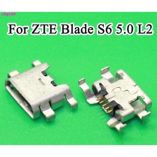 Cltgxdd 100pcs/lot New repair replacment for ZTE Blade S6 5.0 L2 Micro Usb Charge Charging Connector Plug Dock jack Socket Port